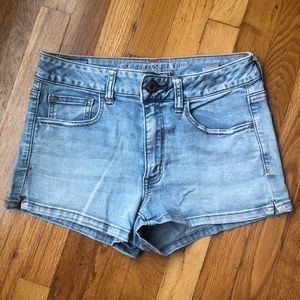 American Eagle High Rise Jean Shorts